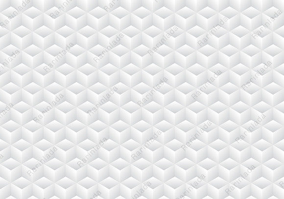 3D White Gradient Cube Geometric Pattern: A Versatile Design Asset