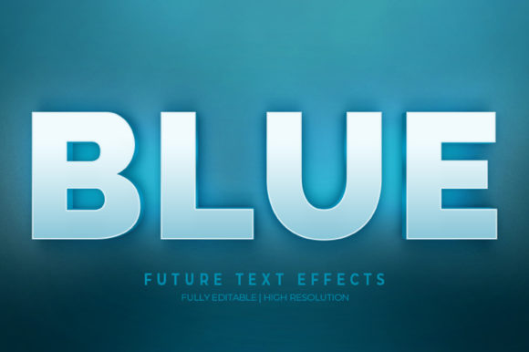 Blue 3d Text Style Effect PSD: A Strategic Asset for Modern Visual Communication