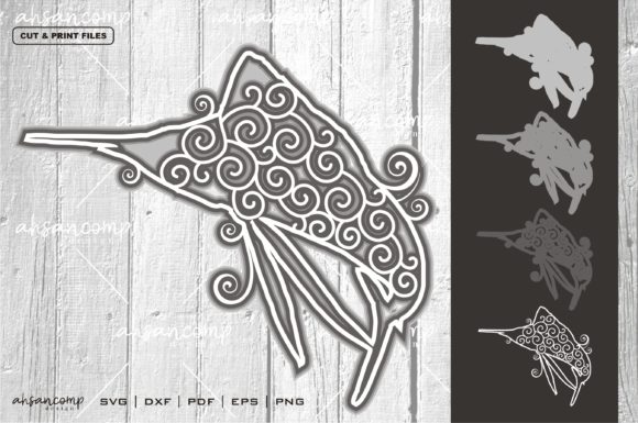 Fish Mandala Vector 3D Layered 1: A Unique Design Asset