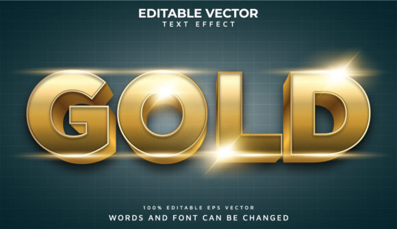 Gold Editable Text Effect 3D: Elevating Visual Communication