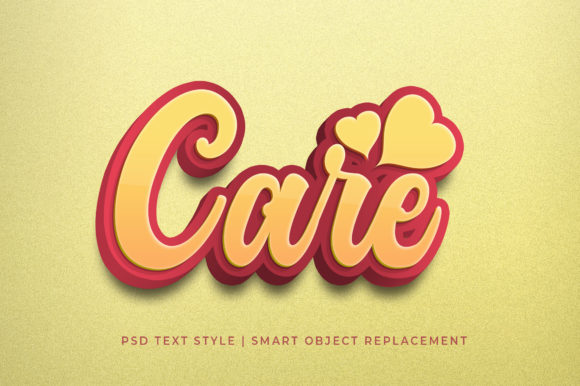 Mastering the Care Love 3D Text Effect Mockup PSD: A Comprehensive Guide for Creators
