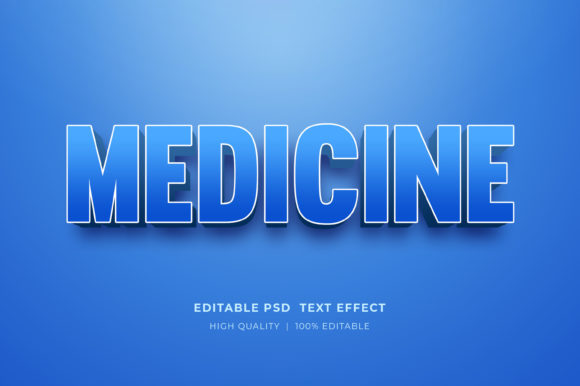 Medicine 3D Editable Style Text Effect: A Practical Tool for Modern Designers