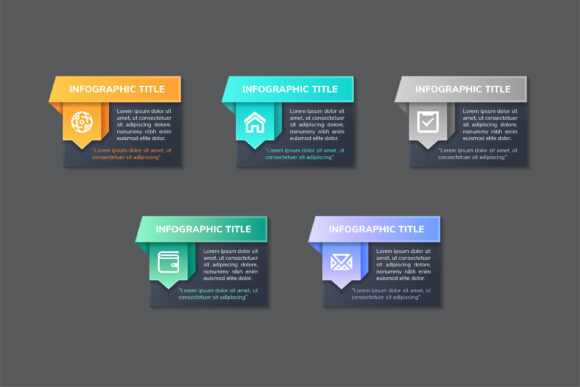Square Chat 3d Infographic Five Step: A Practical Guide for Visual Storytelling