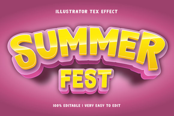 Summer Fest 3d Text Effect Mockup PSD: The Ultimate Tool for Seasonal Branding