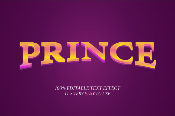 Text Effect Prince 3d Text Effect: Elevating Your Visual Projects with Instant Depth