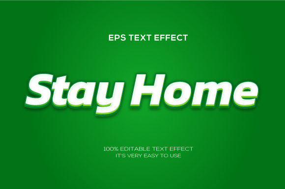 Text Effect Stay Home 3d Text Effect Evaluation