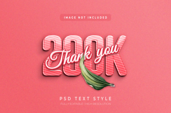 Transform Your Designs with the Follower 3d Text Style Effect PSD