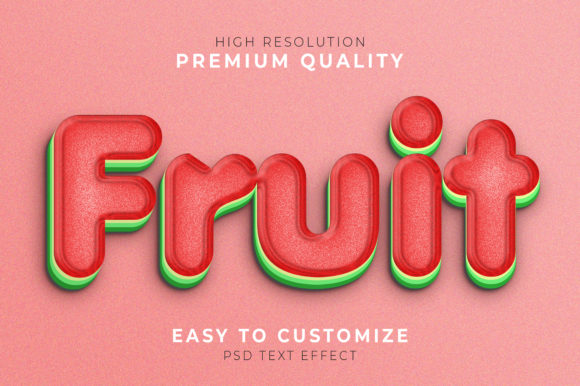 Transform Your Designs with the Fruit 3D Text Style Effect PSD: A Complete Guide to Effortless, High-Impact Graphics