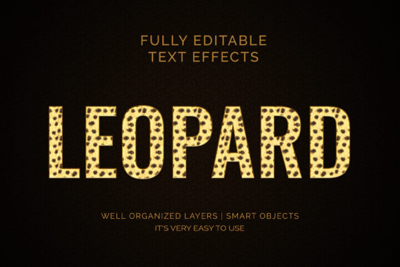 Unlocking Creative Potential with Text Effect - Leopard Editable 3D Text