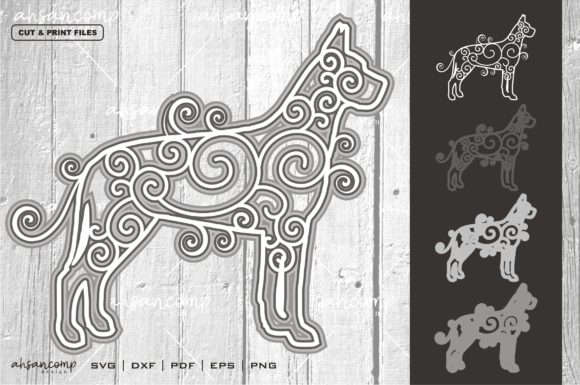 Unlocking Creativity with Dog 5 Vector SVG 3D Layered for Your Next Project